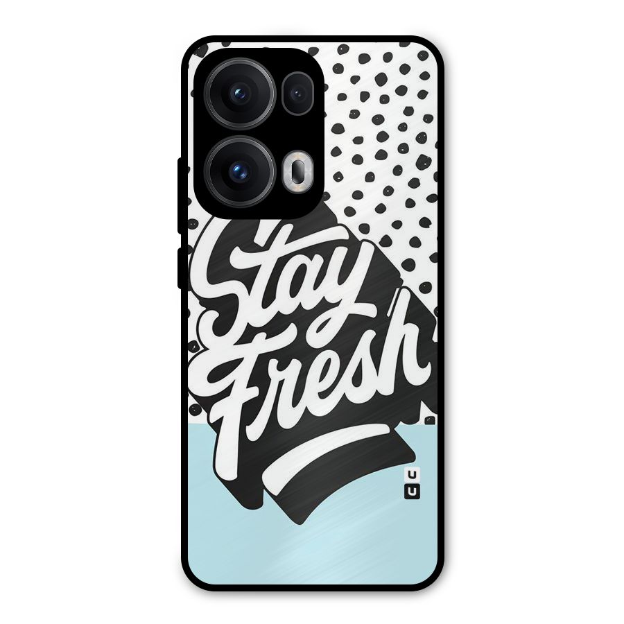 Stay Fresh Metal Back Case for Oppo Reno13 Pro