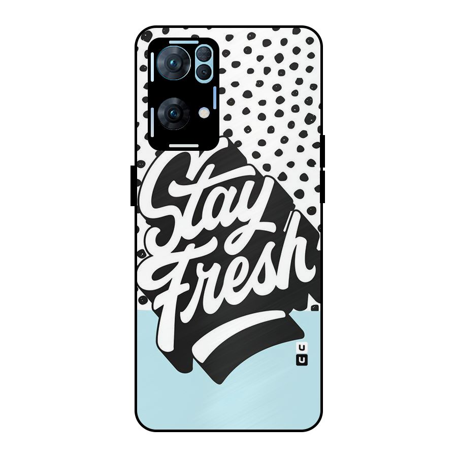 Stay Fresh Metal Back Case for Oppo Reno7 Pro 5G