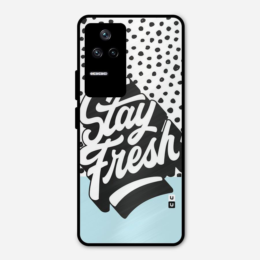 Stay Fresh Metal Back Case for Poco F4 5G