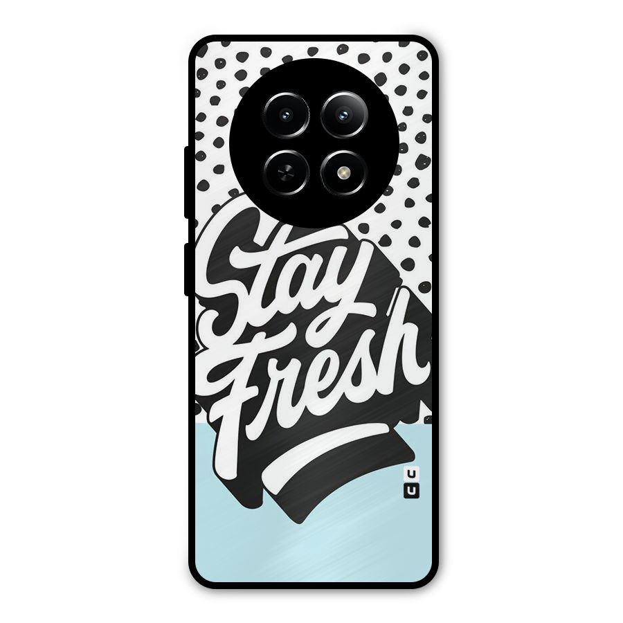 Stay Fresh Metal Back Case for Realme Narzo 70x 5G