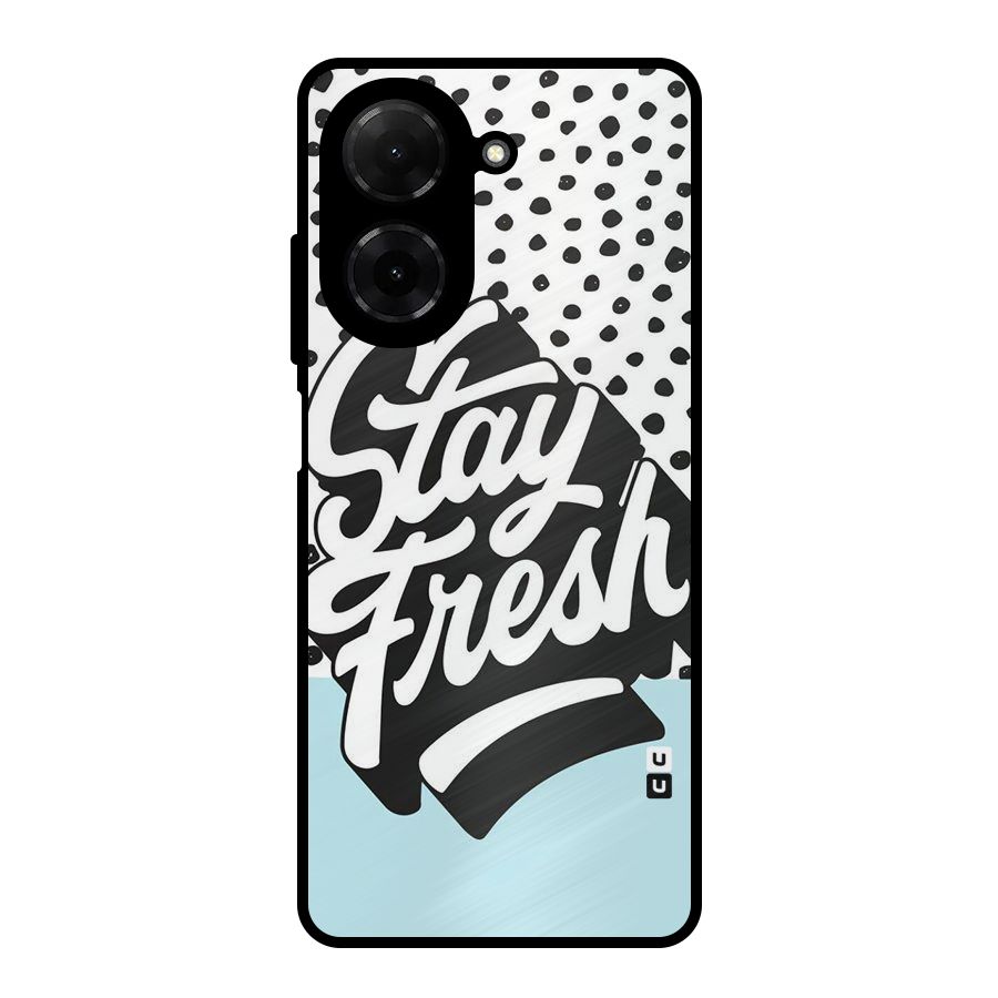 Stay Fresh Metal Back Case for Redmi A5 4G