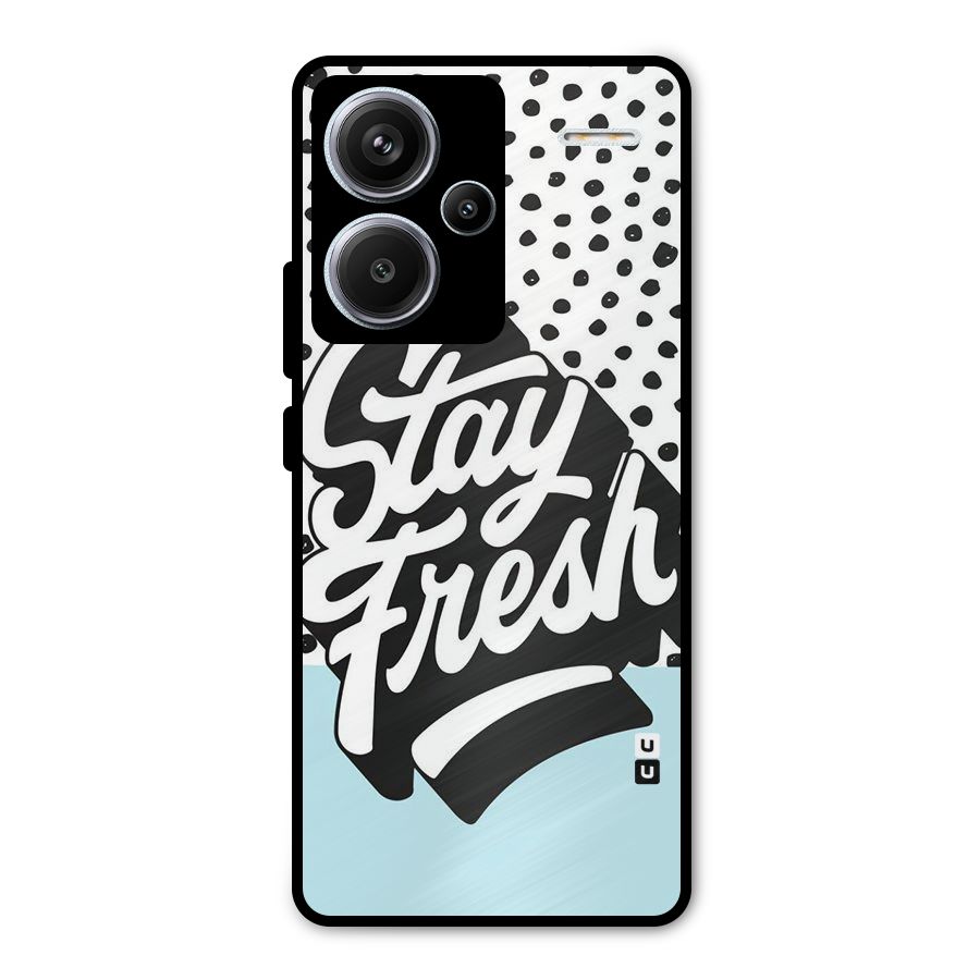 Stay Fresh Metal Back Case for Redmi Note 13 Pro Plus