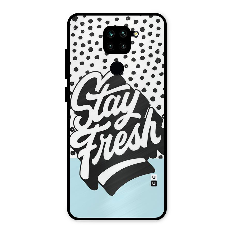 Stay Fresh Metal Back Case for Redmi Note 9