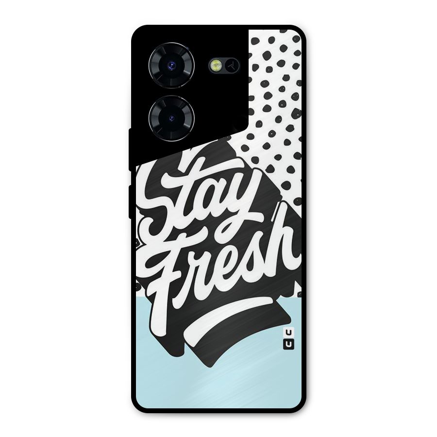 Stay Fresh Metal Back Case for Tecno Pova 5 Pro 5G