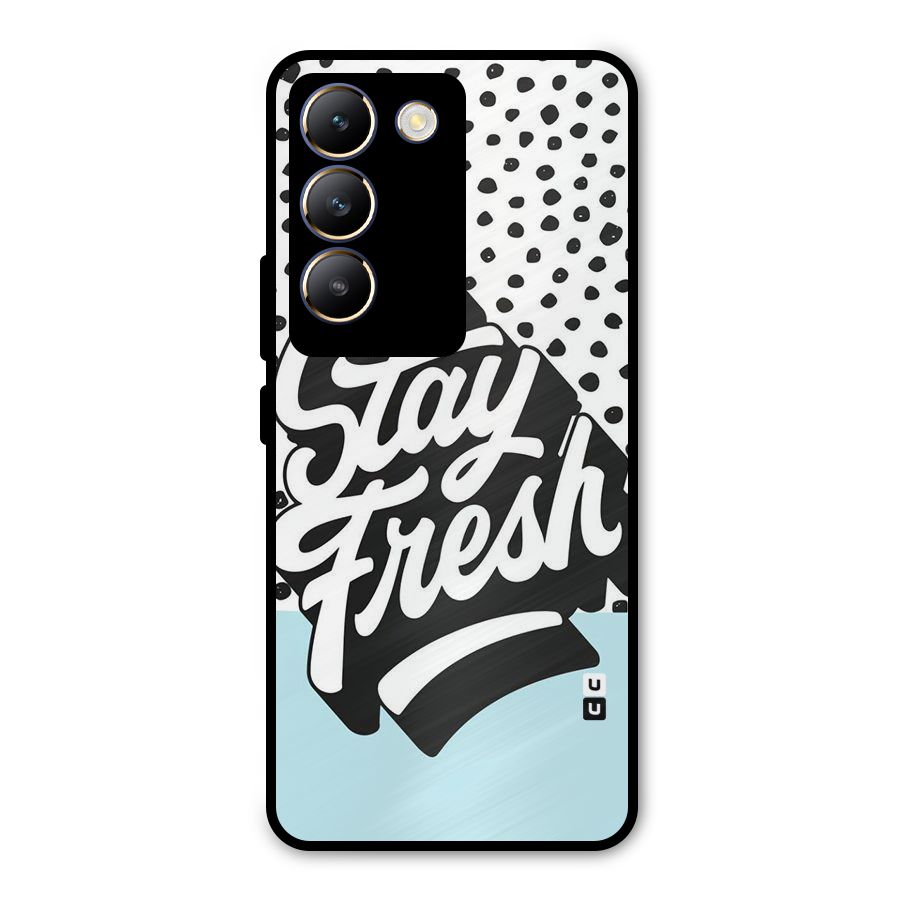 Stay Fresh Metal Back Case for Vivo T3 5G