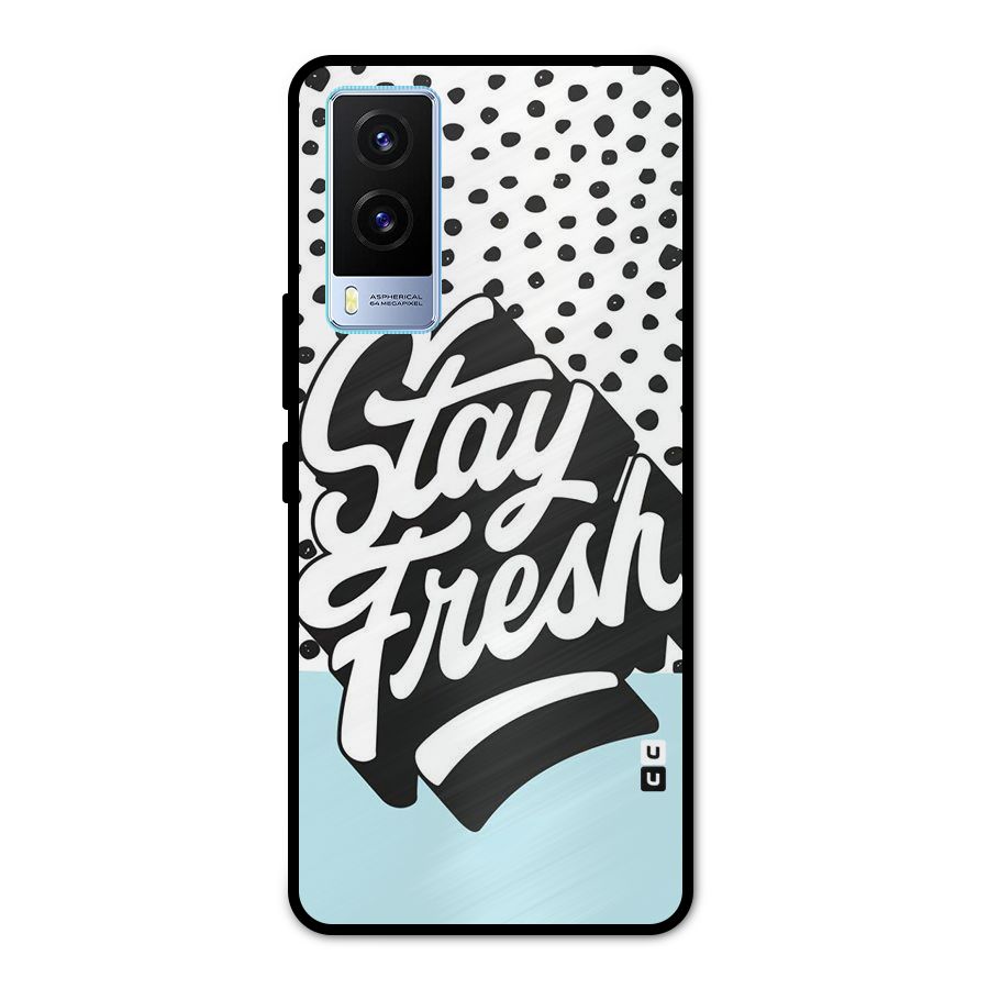 Stay Fresh Metal Back Case for Vivo V21e 5G