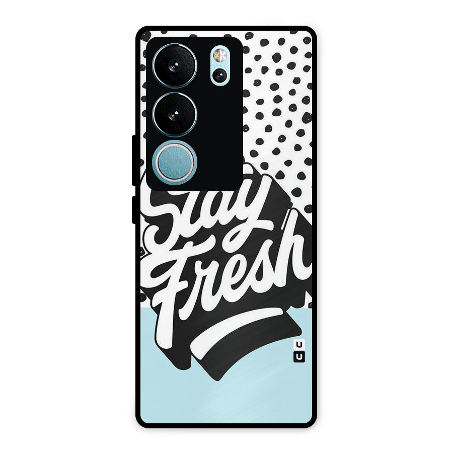 Stay Fresh Metal Back Case for Vivo V29 Pro
