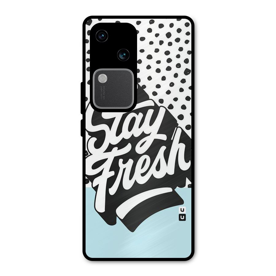 Stay Fresh Metal Back Case for Vivo V30 Pro