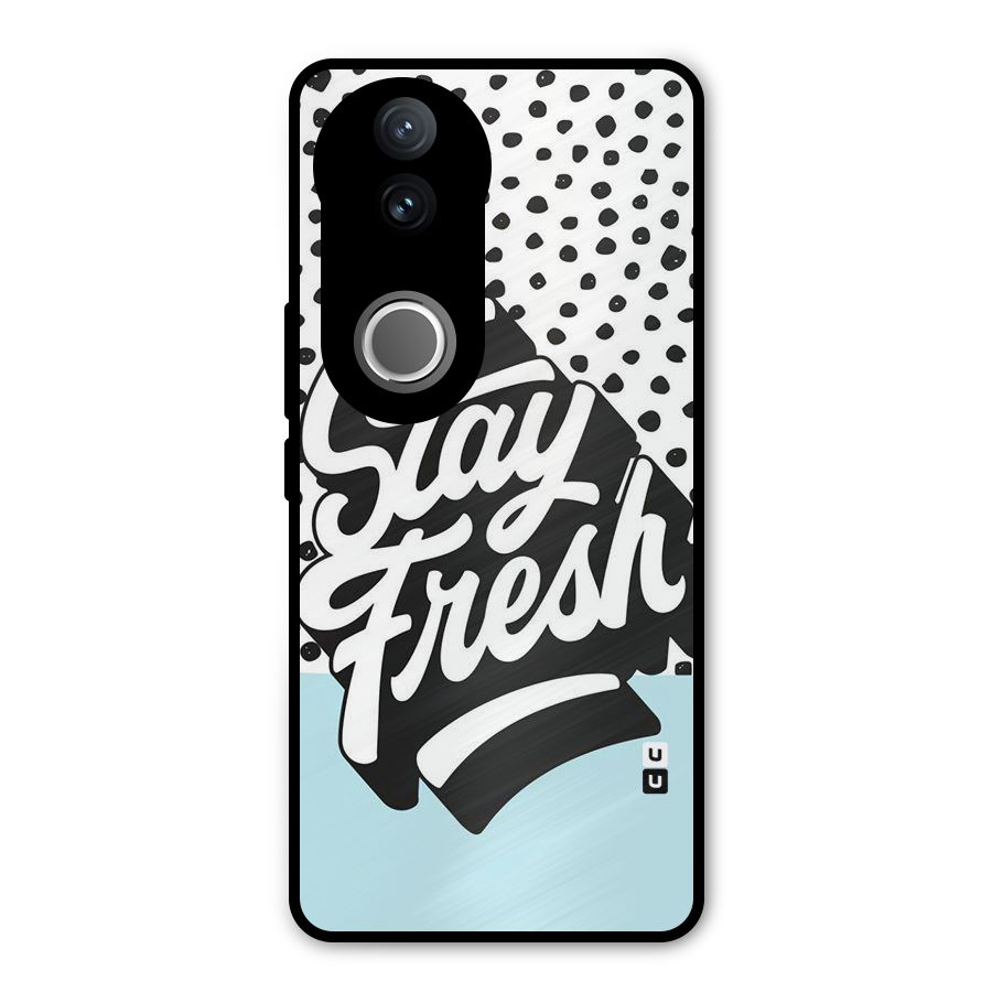 Stay Fresh Metal Back Case for Vivo V50