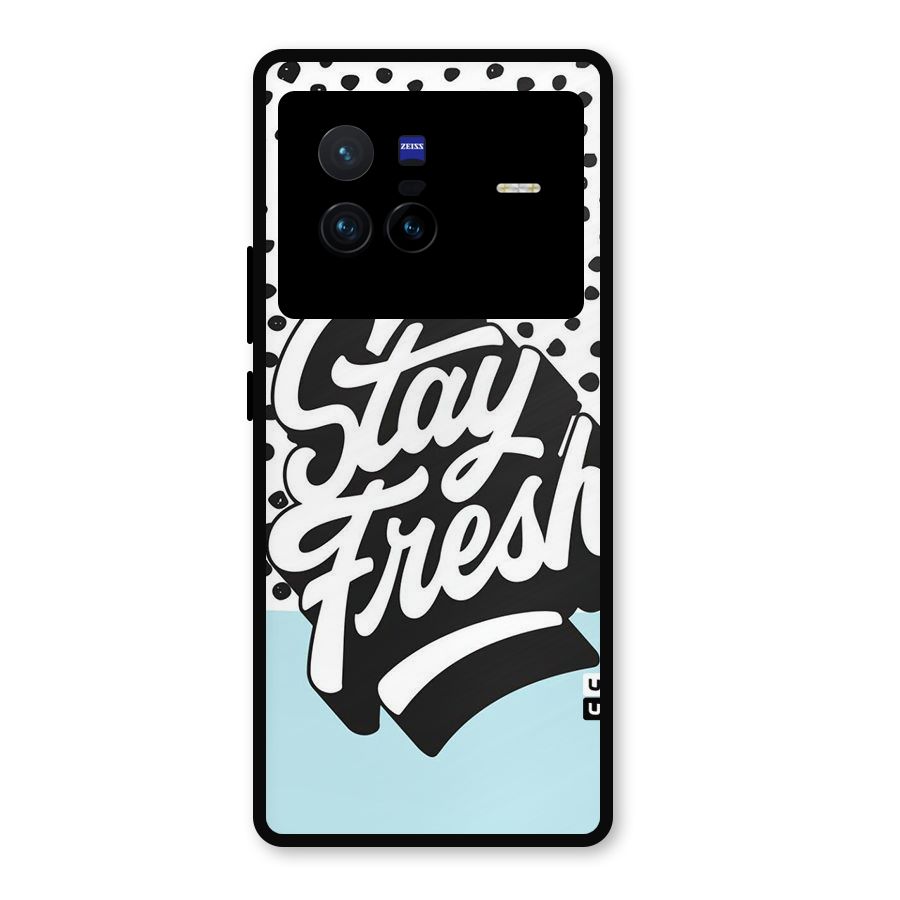 Stay Fresh Metal Back Case for Vivo X80