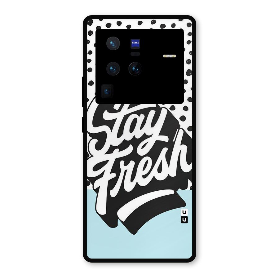 Stay Fresh Metal Back Case for Vivo X80 Pro