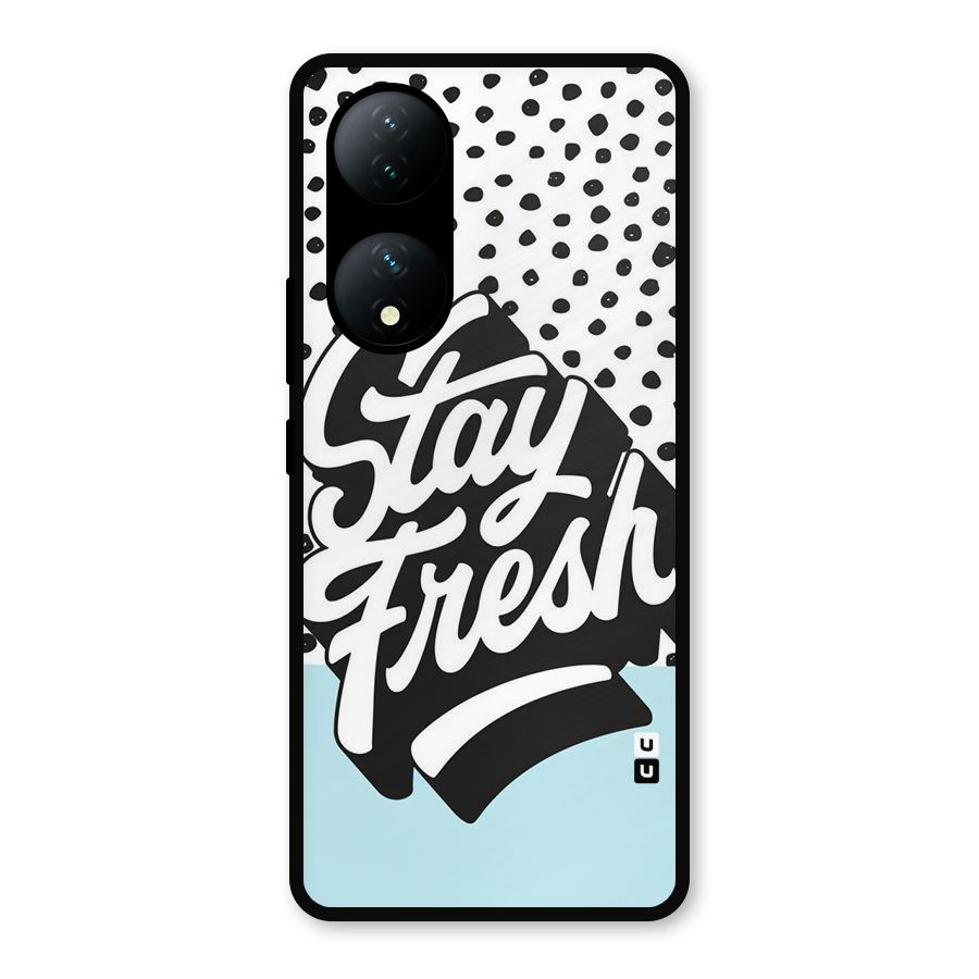 Stay Fresh Metal Back Case for Vivo Y100a