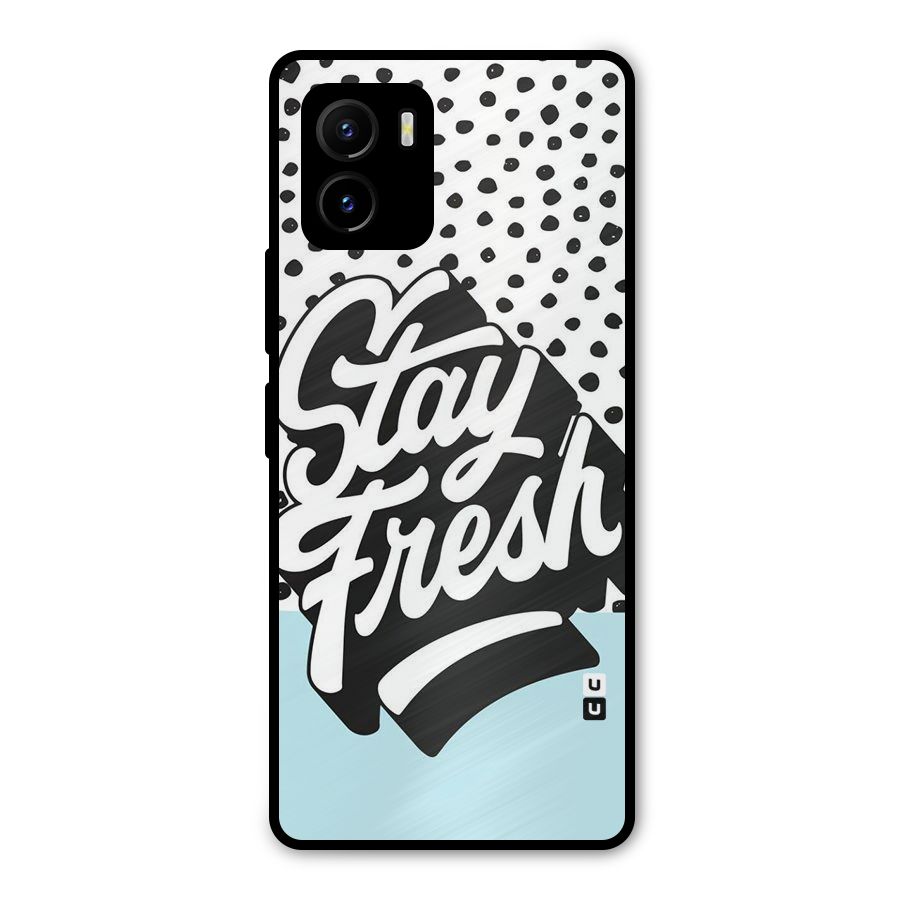 Stay Fresh Metal Back Case for Vivo Y15s