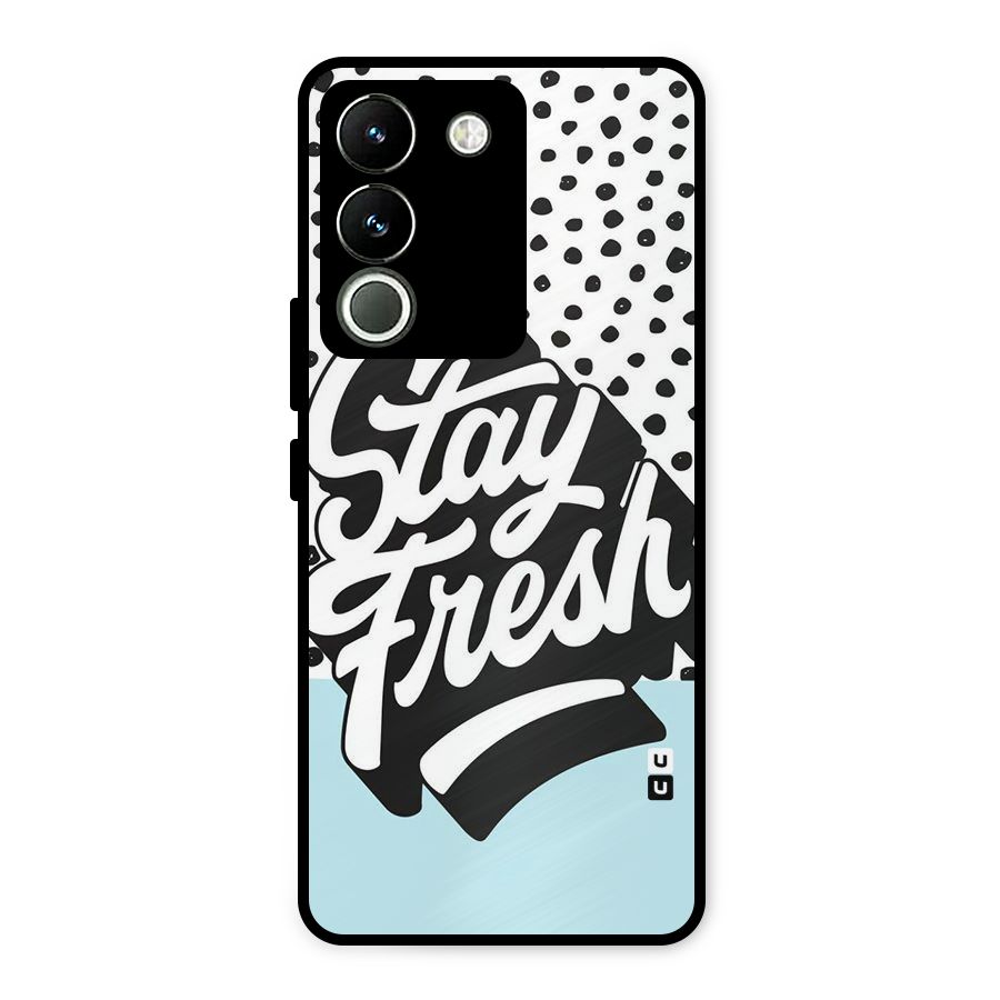 Stay Fresh Metal Back Case for Vivo Y200