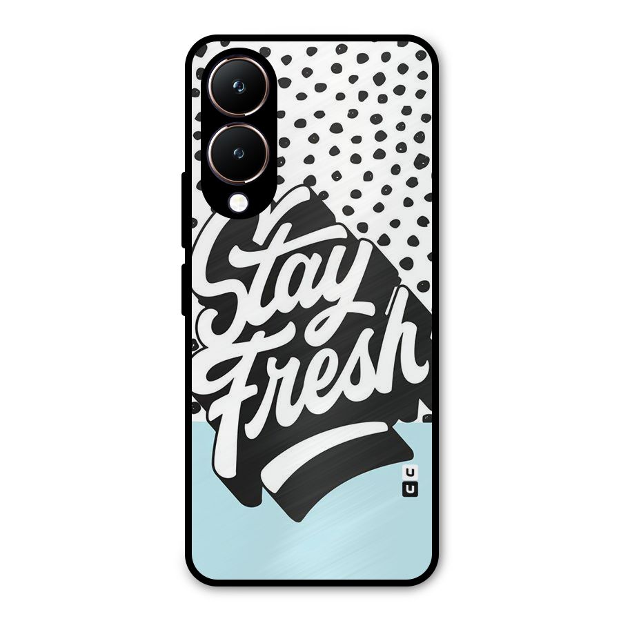 Stay Fresh Metal Back Case for Vivo Y28