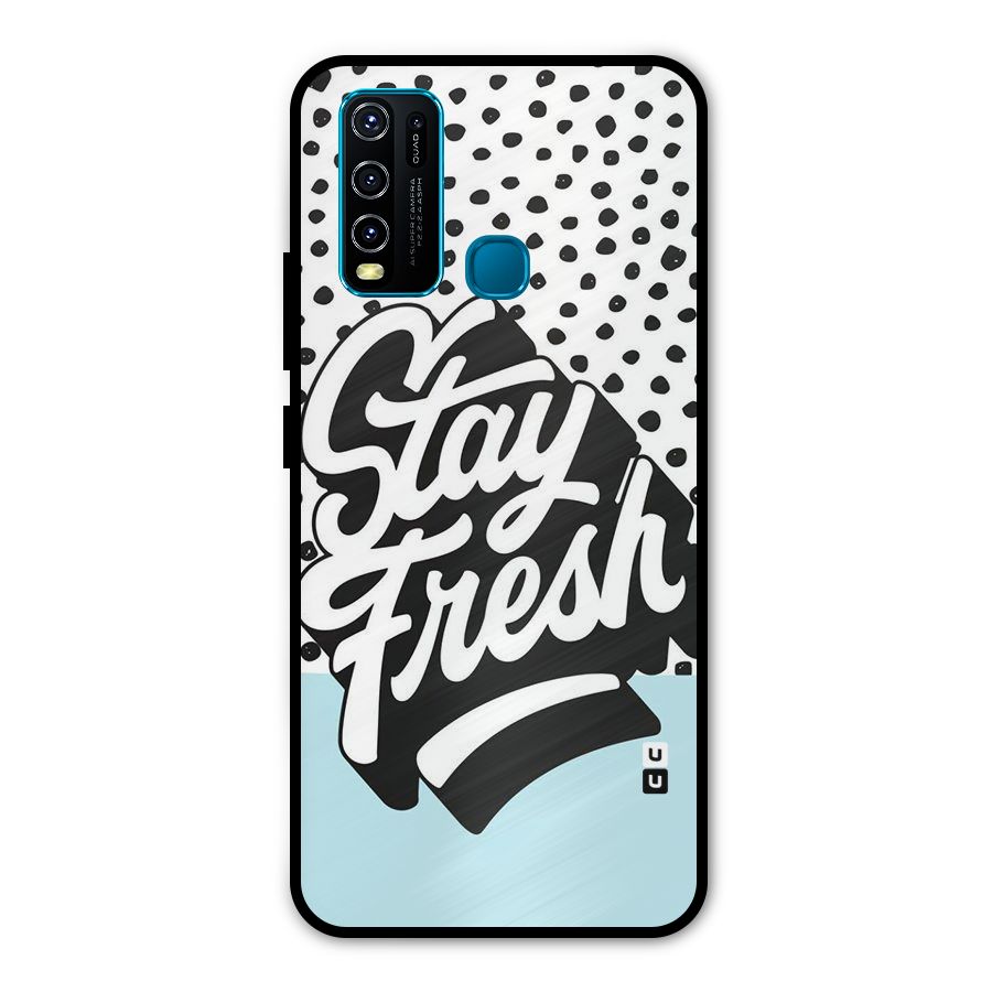Stay Fresh Metal Back Case for Vivo Y30