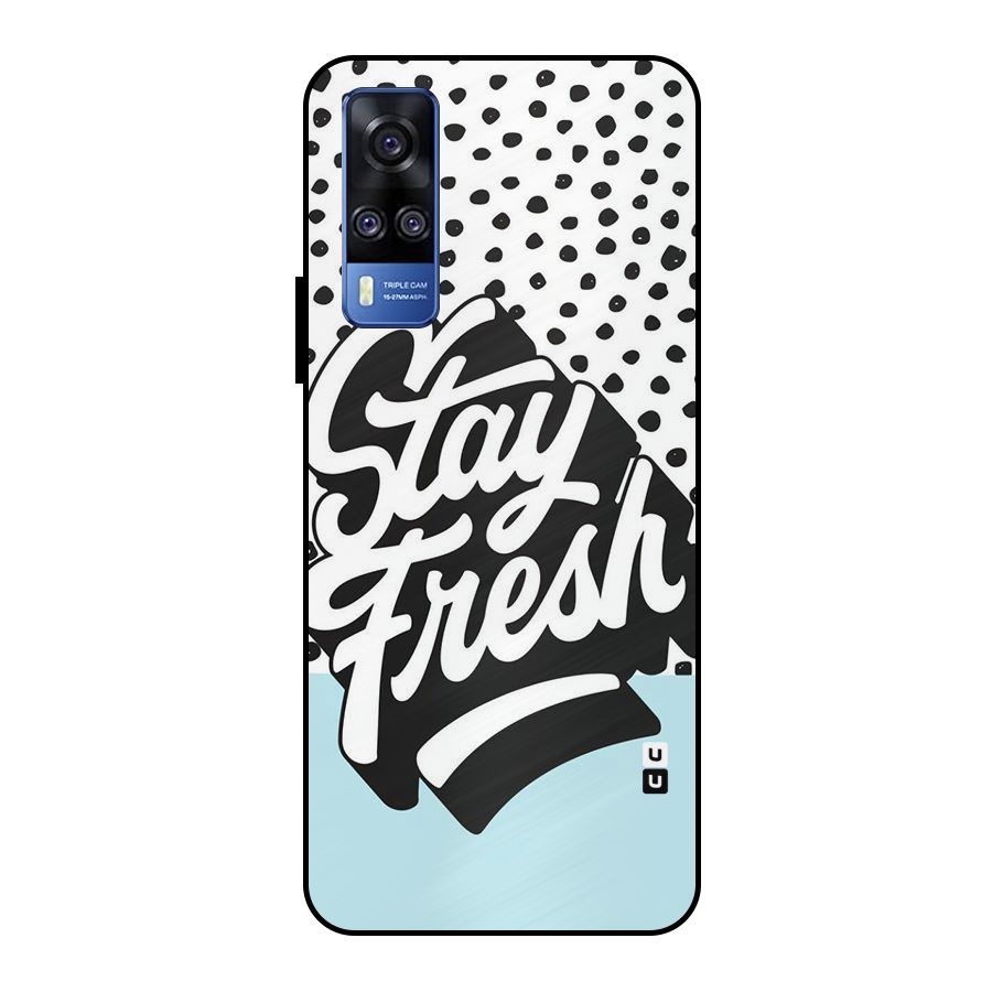Stay Fresh Metal Back Case for Vivo Y51
