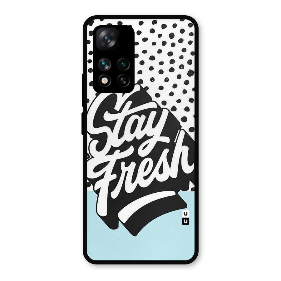 Stay Fresh Metal Back Case for Xiaomi 11i Hypercharge 5G