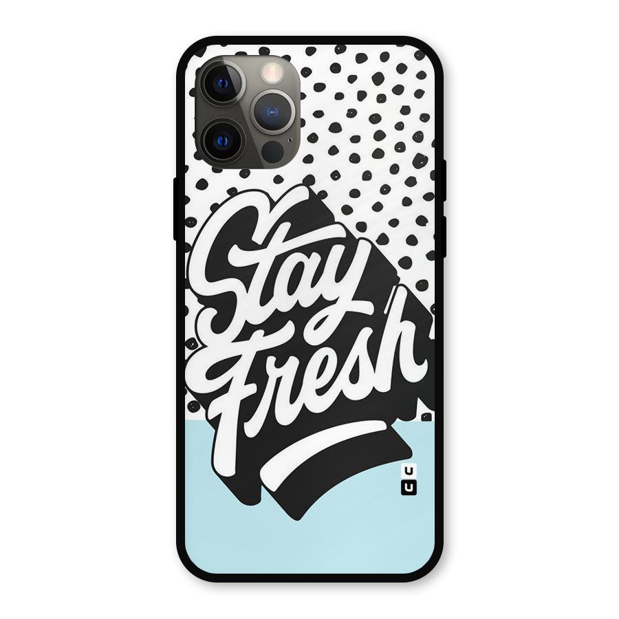 Stay Fresh Metal Back Case for iPhone 12 Pro