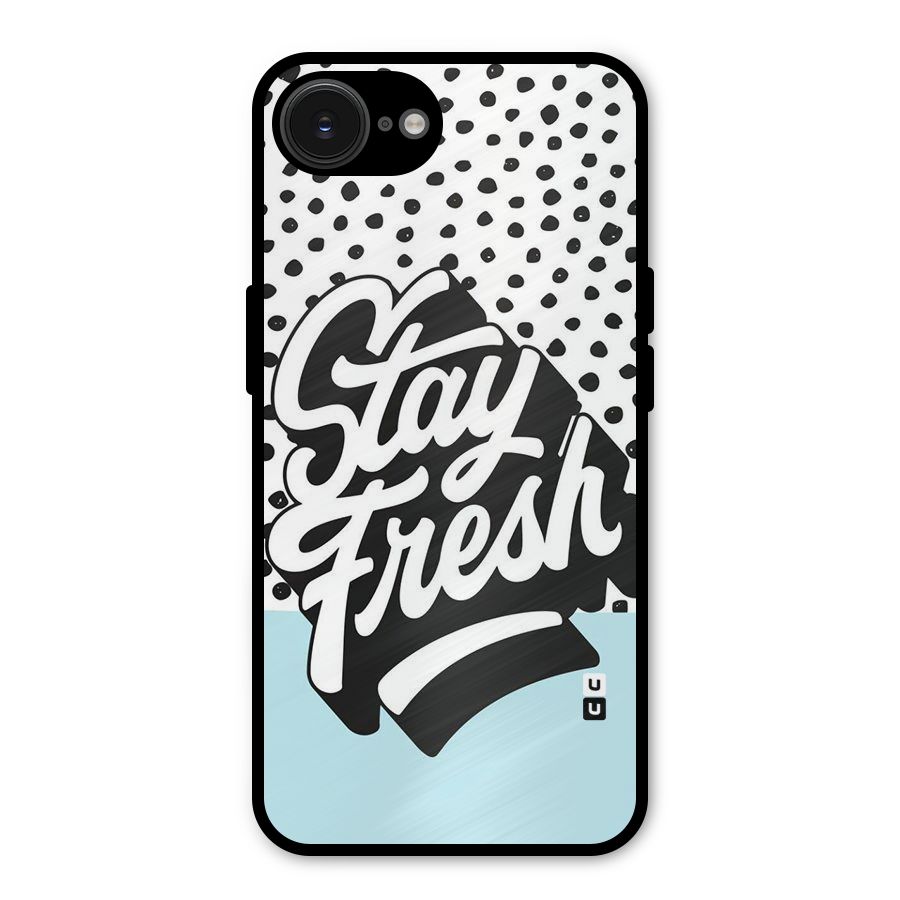 Stay Fresh Metal Back Case for iPhone 16e