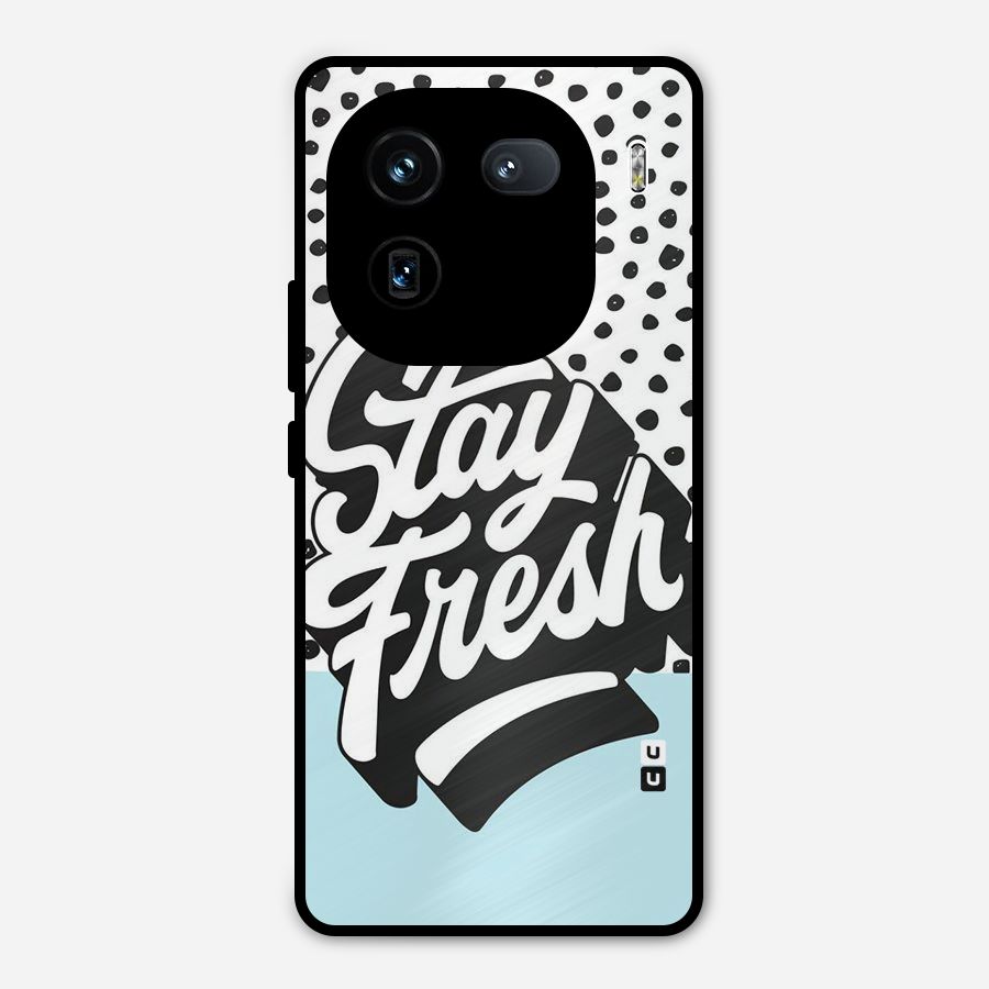 Stay Fresh Metal Back Case for iQOO 12