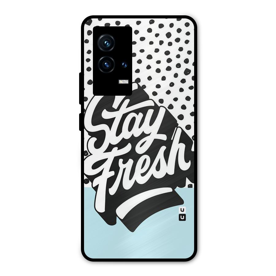 Stay Fresh Metal Back Case for iQOO 9 5G