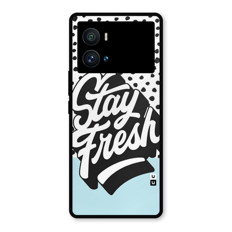Stay Fresh Metal Back Case for iQOO 9 Pro