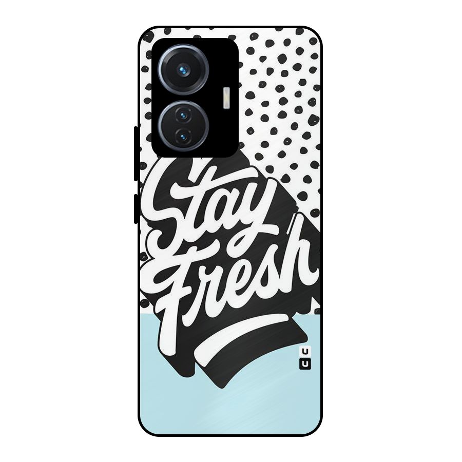 Stay Fresh Metal Back Case for iQOO Z6 44W