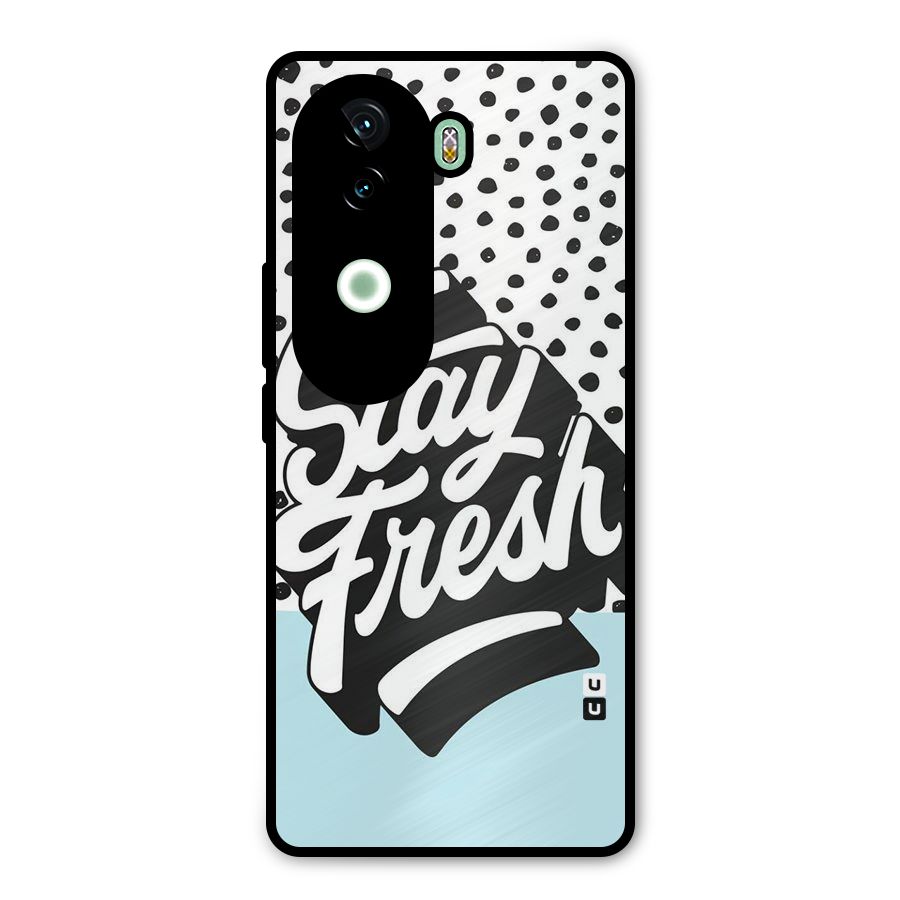 Stay Fresh Metal Back Case for iQOO Z9s