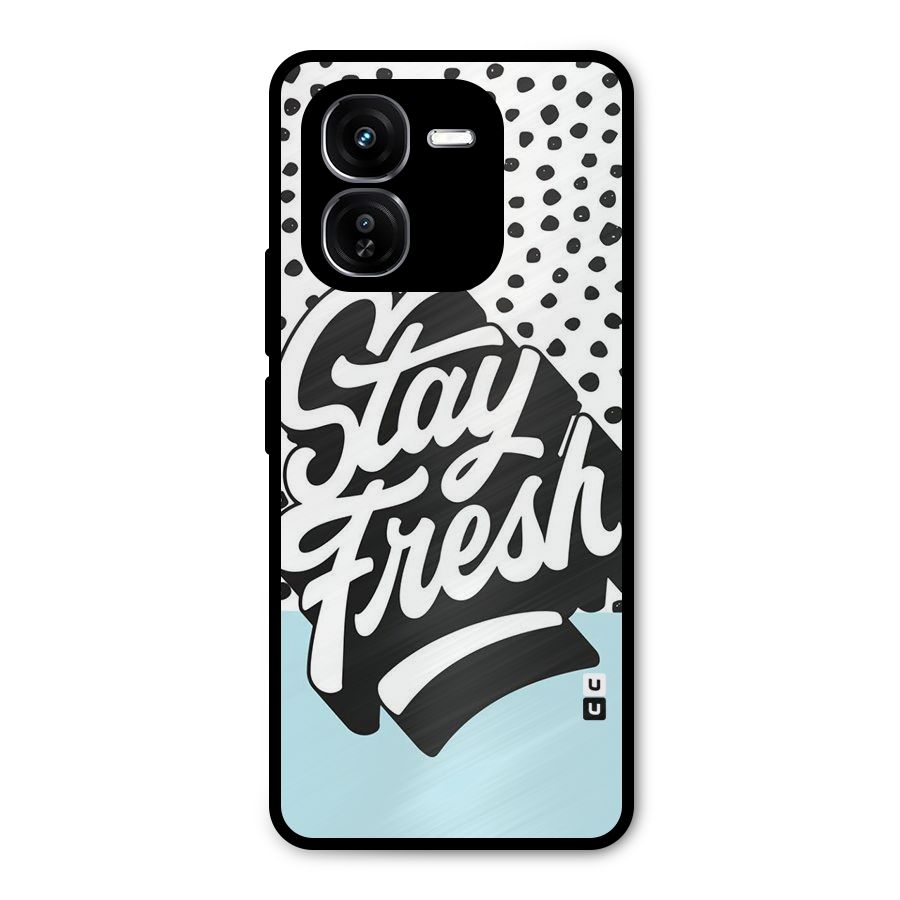 Stay Fresh Metal Back Case for iQOO Z9x