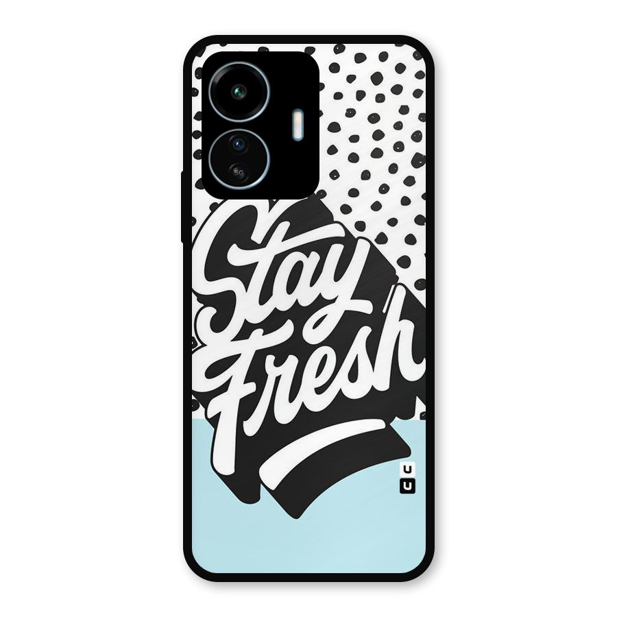 Stay Fresh Metal Back Case for vivo iQOO Z6 Lite 5G