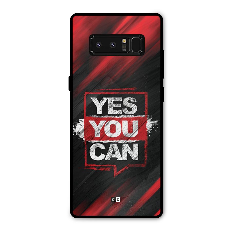 Stay Motivated Metal Back Case for Galaxy Note 8