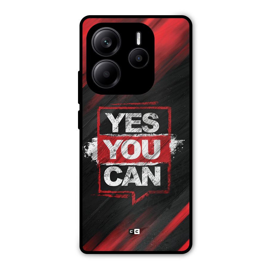 Stay Motivated Metal Back Case for Redmi Note 14 5G