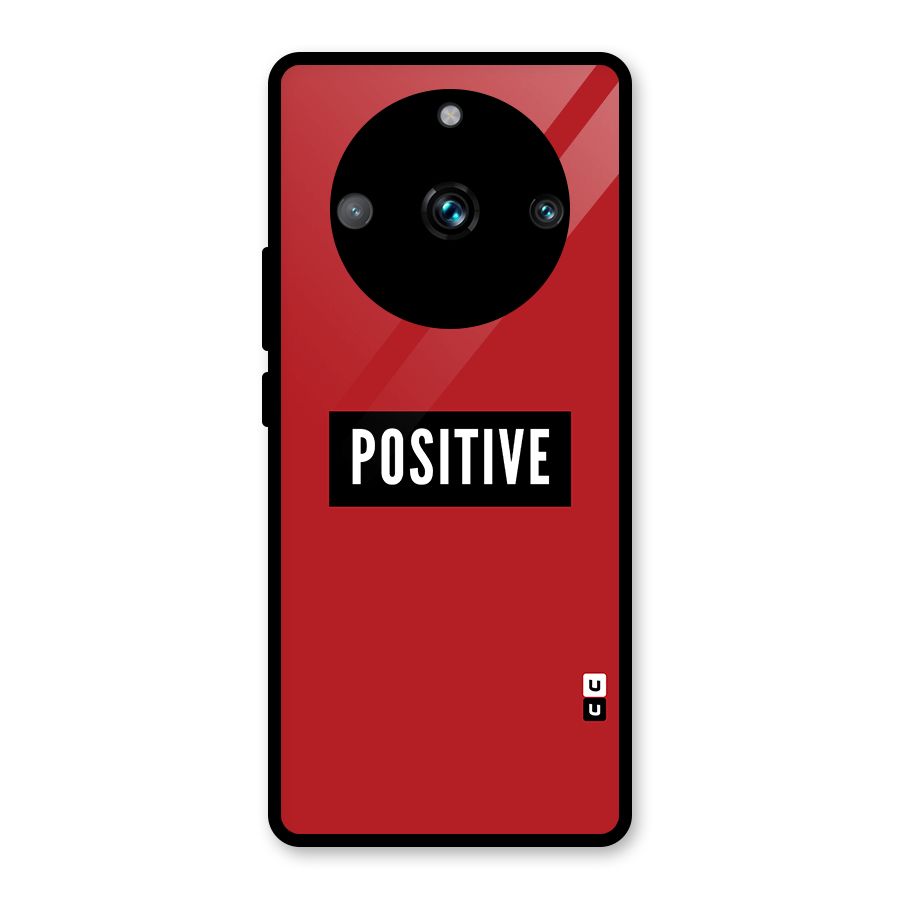 Stay Positive Glass Back Case for Realme 11 Pro