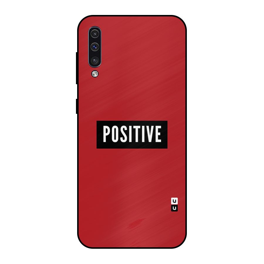 Stay Positive Metal Back Case for Galaxy A50s