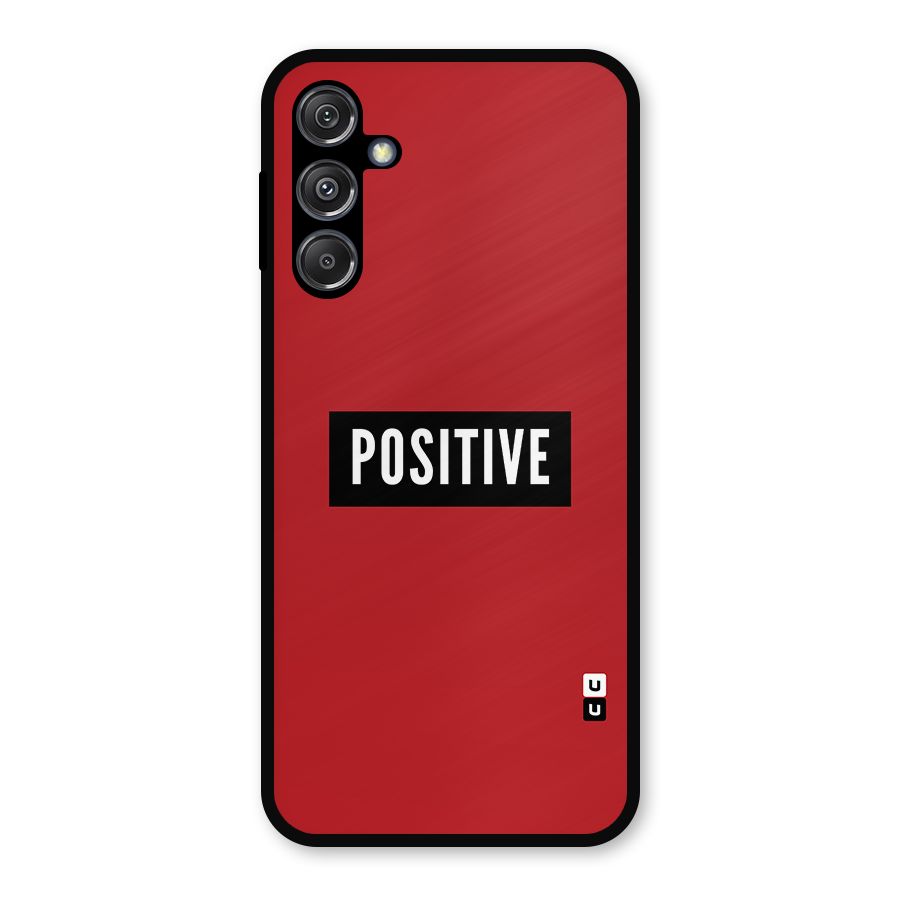 Stay Positive Metal Back Case for Galaxy M34 5G