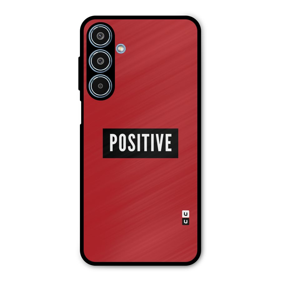 Stay Positive Metal Back Case for Galaxy M35