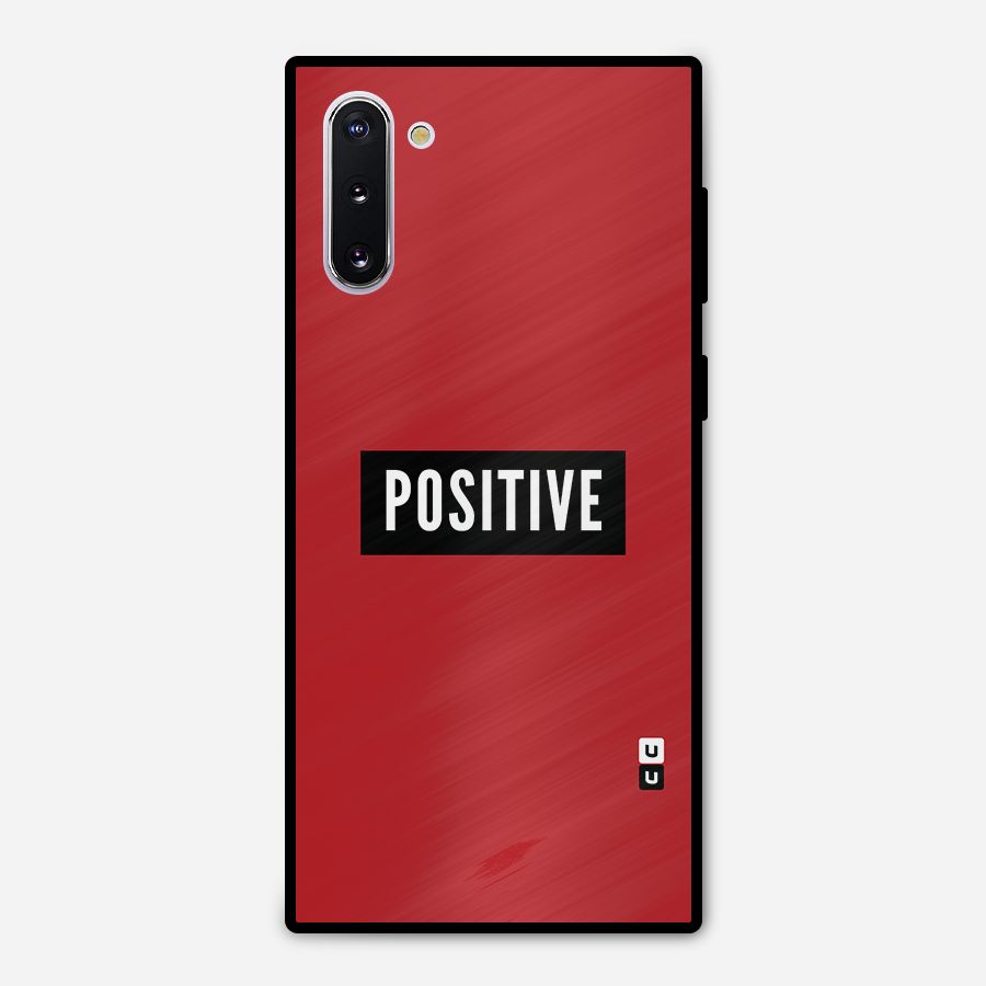 Stay Positive Metal Back Case for Galaxy Note 10