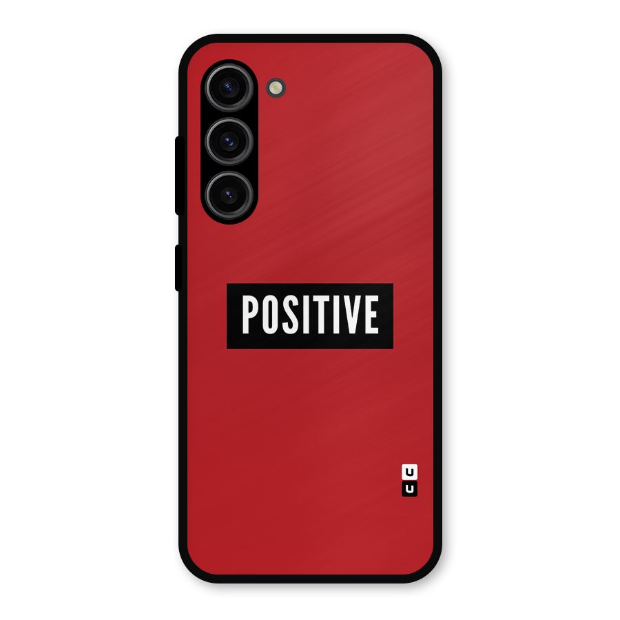 Stay Positive Metal Back Case for Galaxy S23