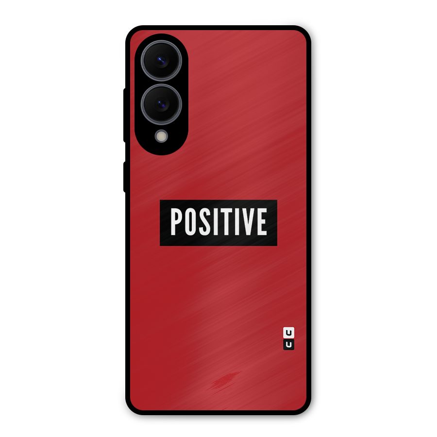 Stay Positive Metal Back Case for Galaxy S25 Edge