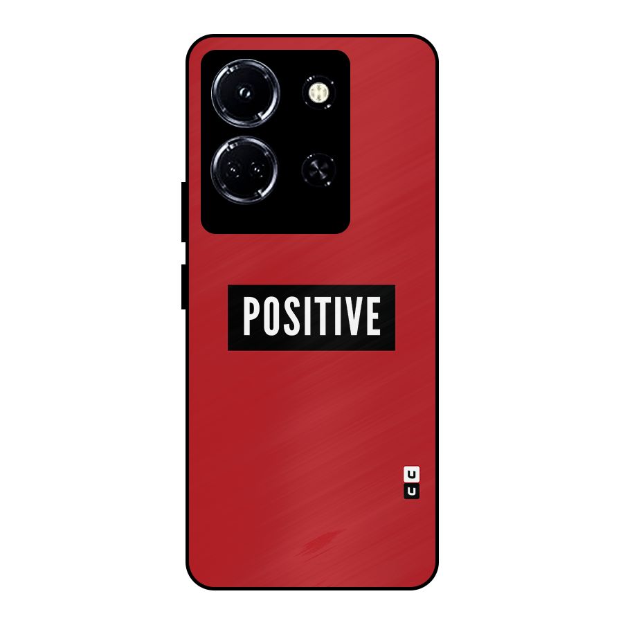 Stay Positive Metal Back Case for Infinix Note 30 5G