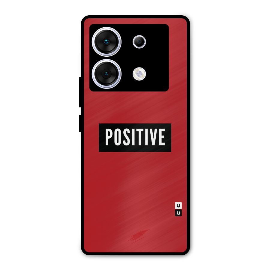 Stay Positive Metal Back Case for Infinix Zero 30 5G