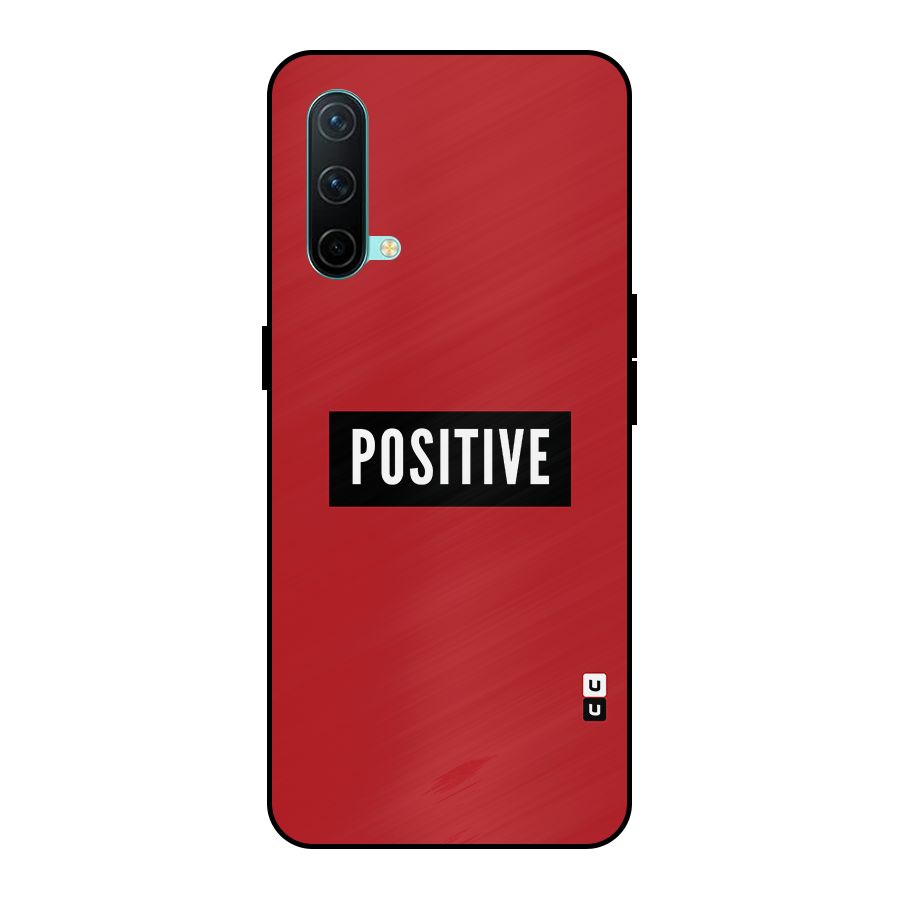 Stay Positive Metal Back Case for OnePlus Nord CE 5G
