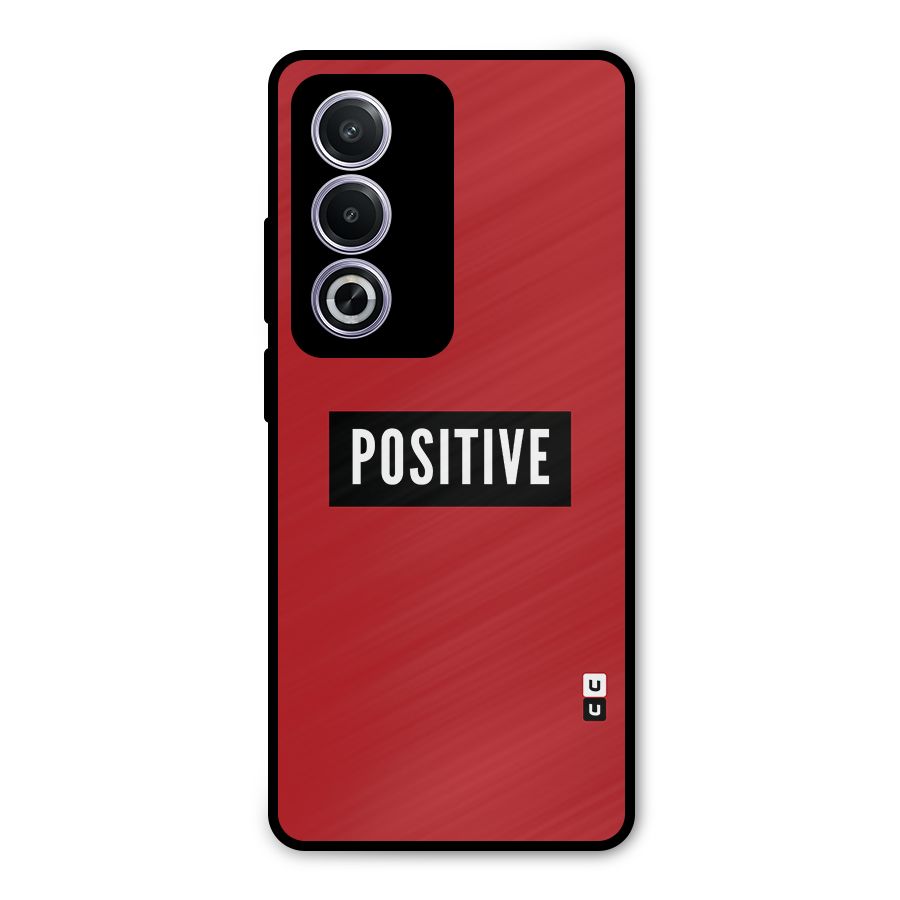 Stay Positive Metal Back Case for Oppo A3 Pro