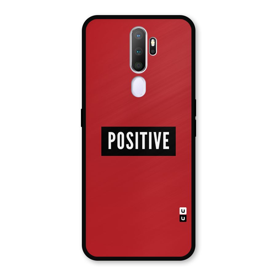 Stay Positive Metal Back Case for Oppo A5 (2020)