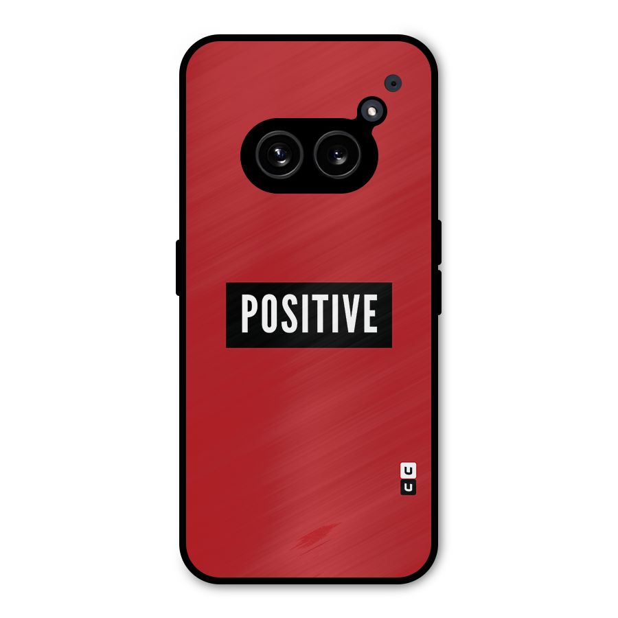 Stay Positive Metal Back Case for Nothing Phone 2a
