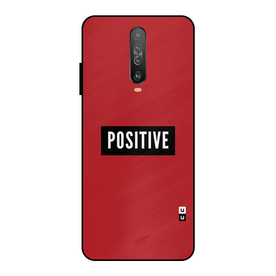 Stay Positive Metal Back Case for Poco X2