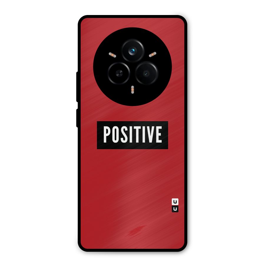 Stay Positive Metal Back Case for Realme 14 Pro