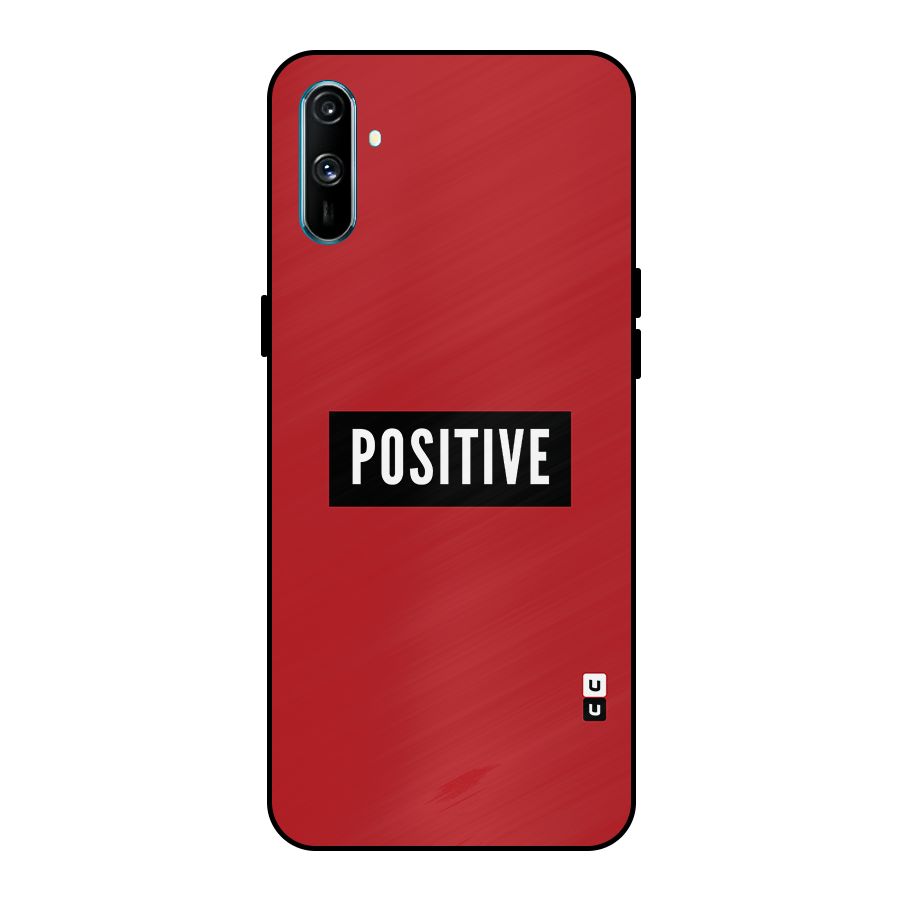 Stay Positive Metal Back Case for Realme C3