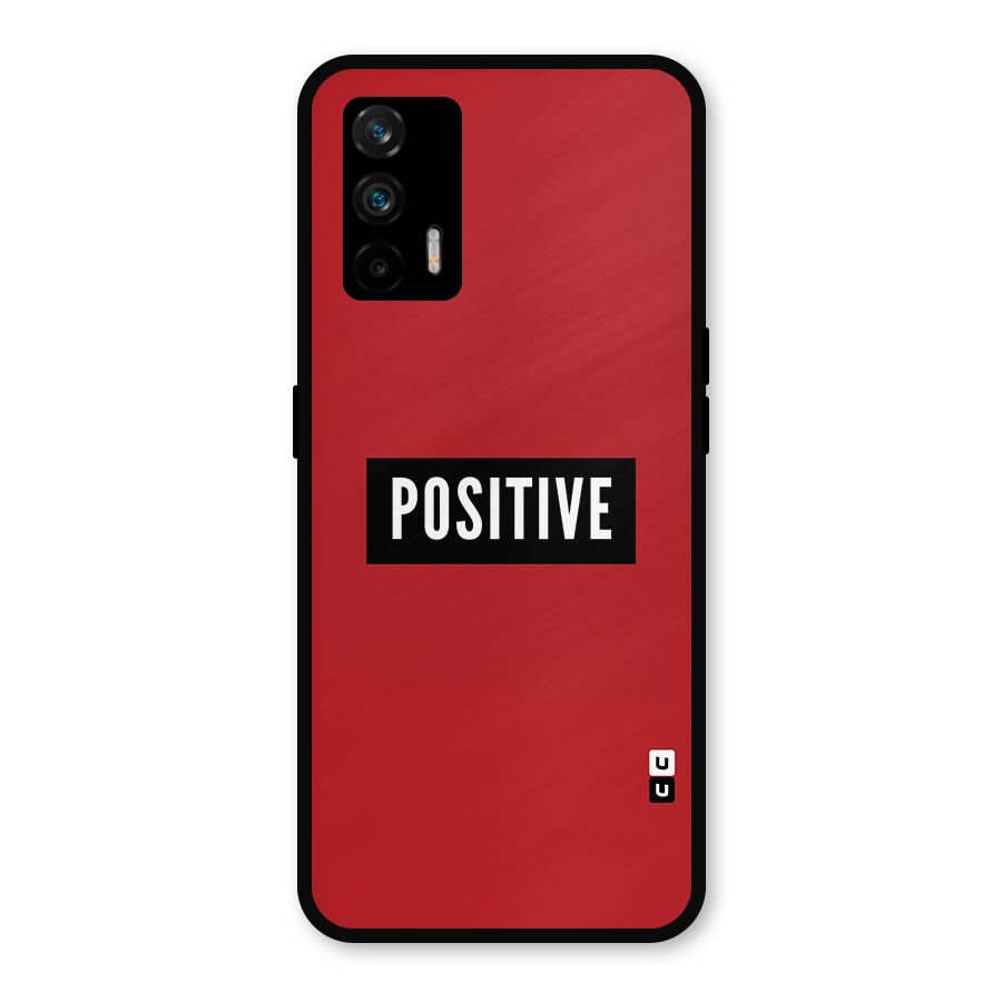 Stay Positive Metal Back Case for Realme GT 5G